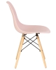 Стул обеденный DSW ножки светлый бук, светло-розовый PK-02