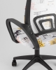 Кресло офисное TopChairs Simple SN Junior принт Blue Cats пластик черный