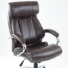 Кресло для руководителя K-303 коричневая экокожа