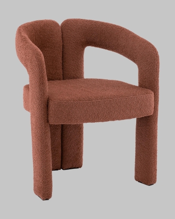Стул Болинджер букле терракотовый