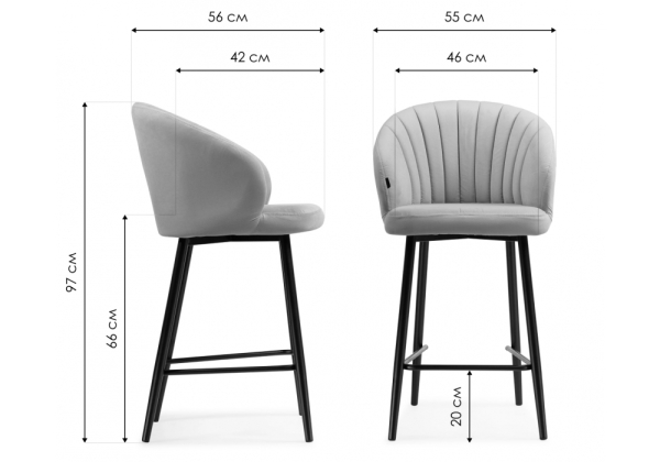 Барный стул Бэнбу marseille 11, черный