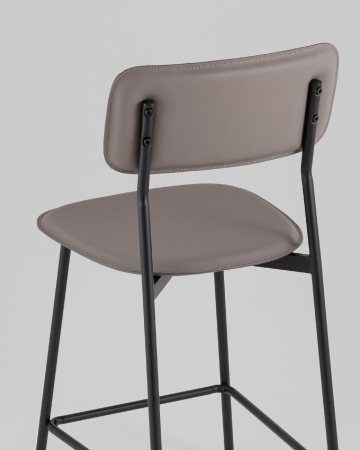 Стул полубарный Mikkie серый