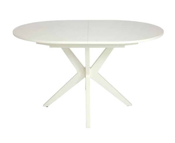 Стол "Астерия" эмаль 11, шпон бук 1300(1750)*900