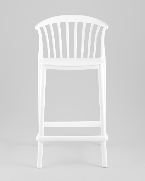 Стул полубарный Campo пластик белый Стул полубарный Campo пластик белый