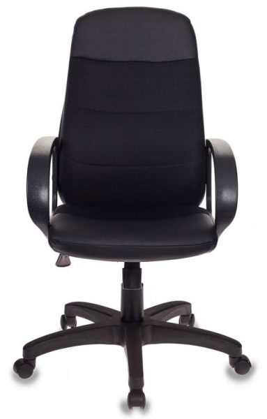 Кресло руководителя Бюрократ CH-808AXSN черный искусст.кожа/ткань крестовина пластик