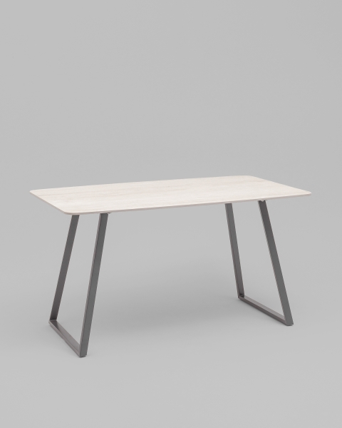 Стол обеденный Vermont 140х80 см керамика травертин