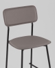 Стул полубарный Mikkie серый