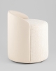 Пуф Тея спинка экокожа, сиденье шенилл бежевый фото в интернет-магазине Stoolmarket