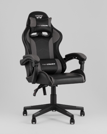 Кресло спортивное Shadow TopChairs черно-серый