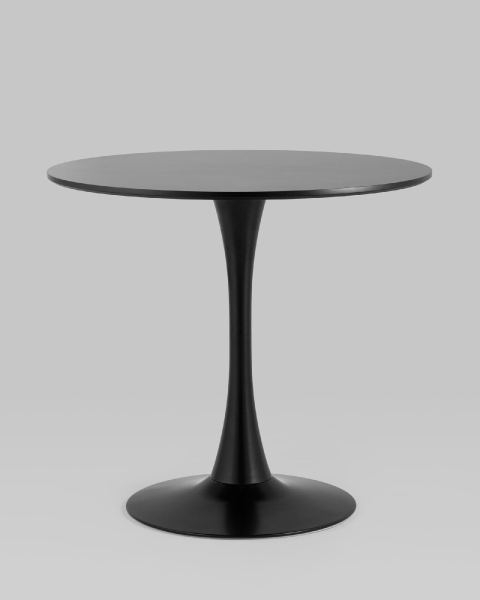 Стол Tulip D80 черный