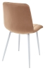 Стул DUBLIN G108-72 тоффи велюр, белый каркас