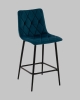 Стул полубарный Одди Diamond велюр синий Стул полубарный Одди Diamond велюр синий