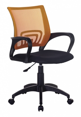 Кресло CH-695NLT оранжевый TW-38-3 сиденье черный TW-11 сетка/ткань крестовина пластик